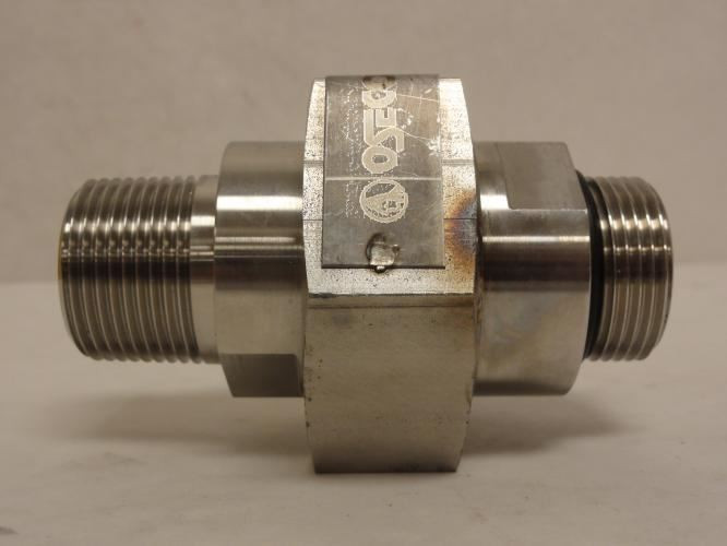 Oseco Z-0221-02 1"; Threaded Rupture Disc Holder; W/Disk; SS