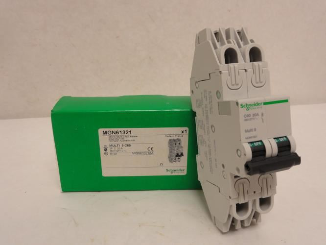 Schneider MGN61321; Mini Circuit Breaker; 2P; 20A; 277/480V