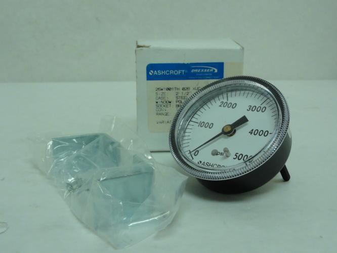 Ashcroft 25W1001TH 02B XUC 5000; Dry Press Gauge; 0-5000Psi