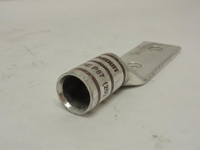 Panduit LCD500-12-6; Compression Lug 2 Hole 500 Kcmi 1/2" Holes