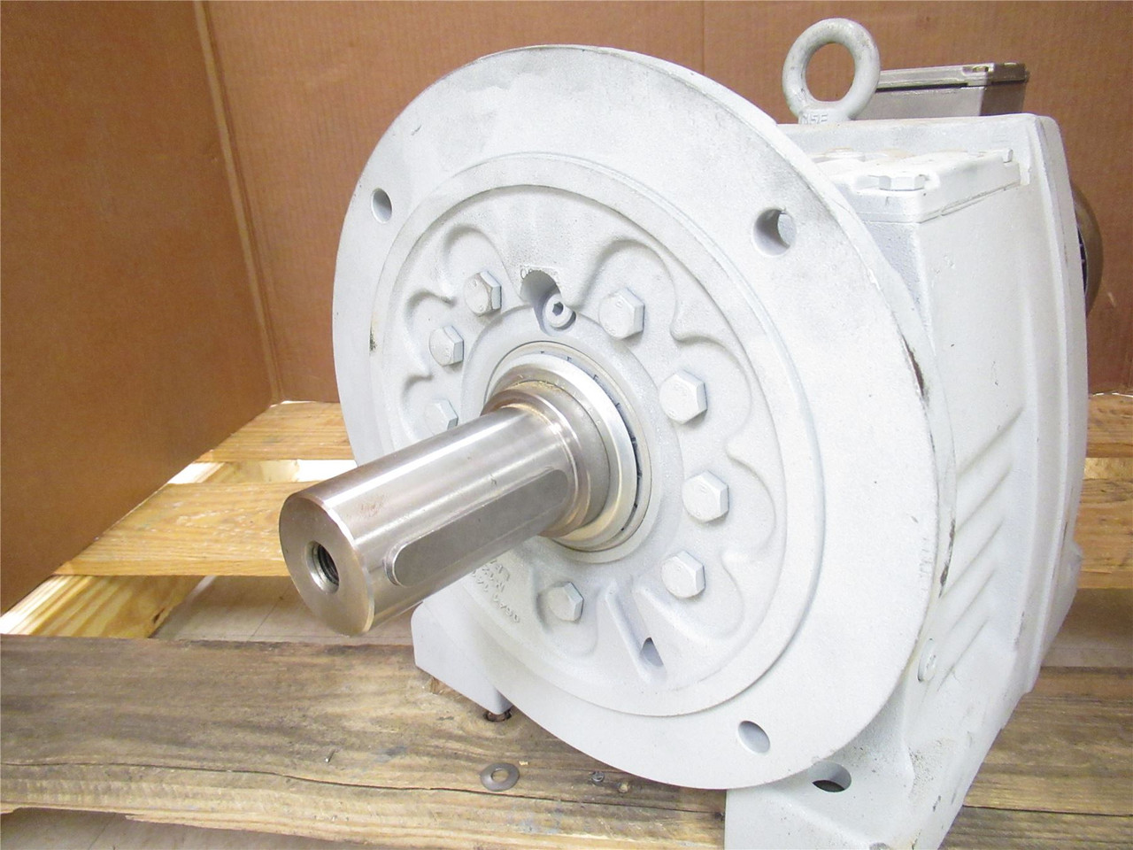 SEW R87FDT90L4; AC Gearmotor; 104.83:1; 1.5KW 240/460V; 3Ph