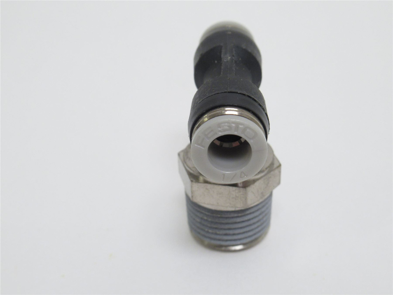 Festo QST-3/8-1/4-U; Lot-2; Tee Fitting 153700 1/4PTC x 3/8NPT