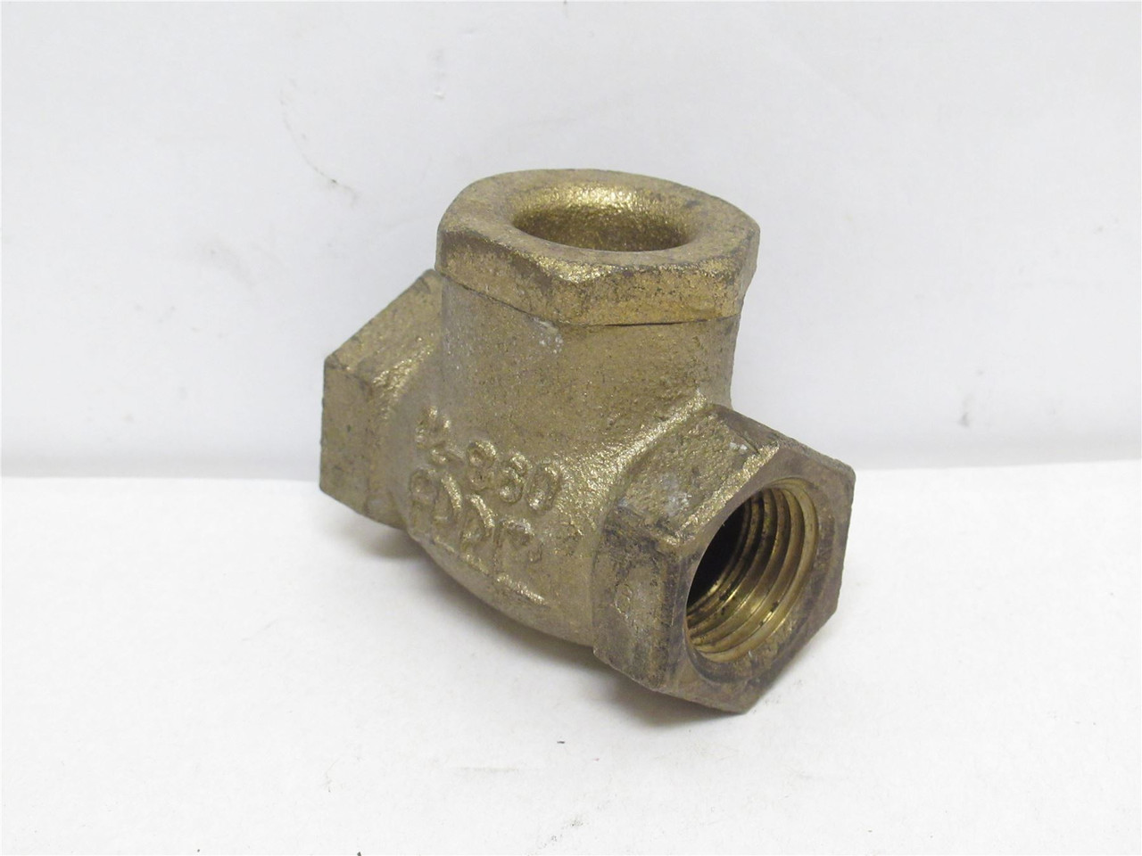 Industry-Std 10F290; Swing Check Valve; Bronze;  1/2 NPT