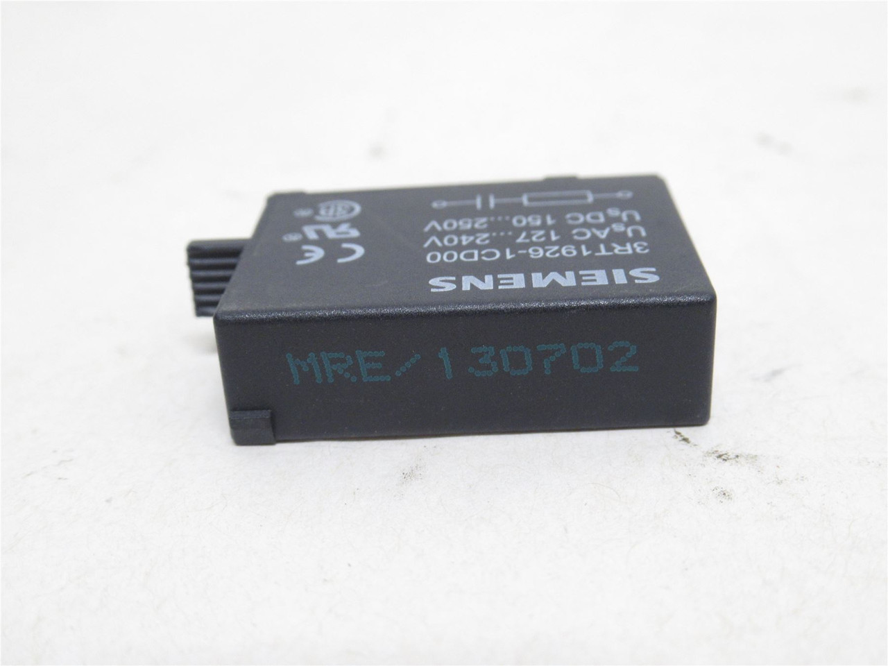 Siemens 3RT1926-1CD00; Surge Suppressor 127/240VAC; 150/250VDC