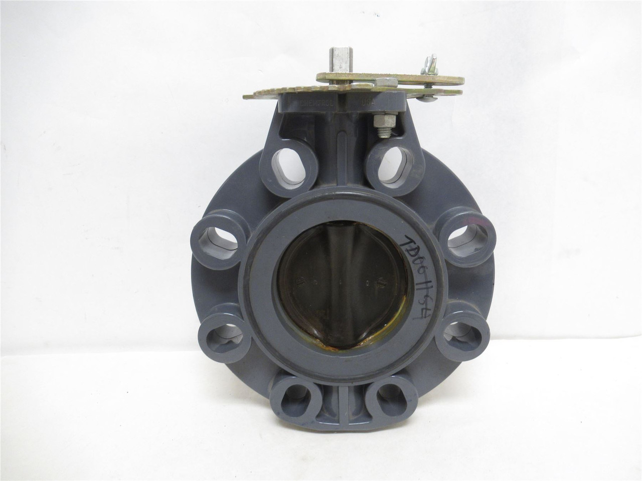 Chemtrol MA365AH; Wafer-Style Butterfly Valve; Size: 4"