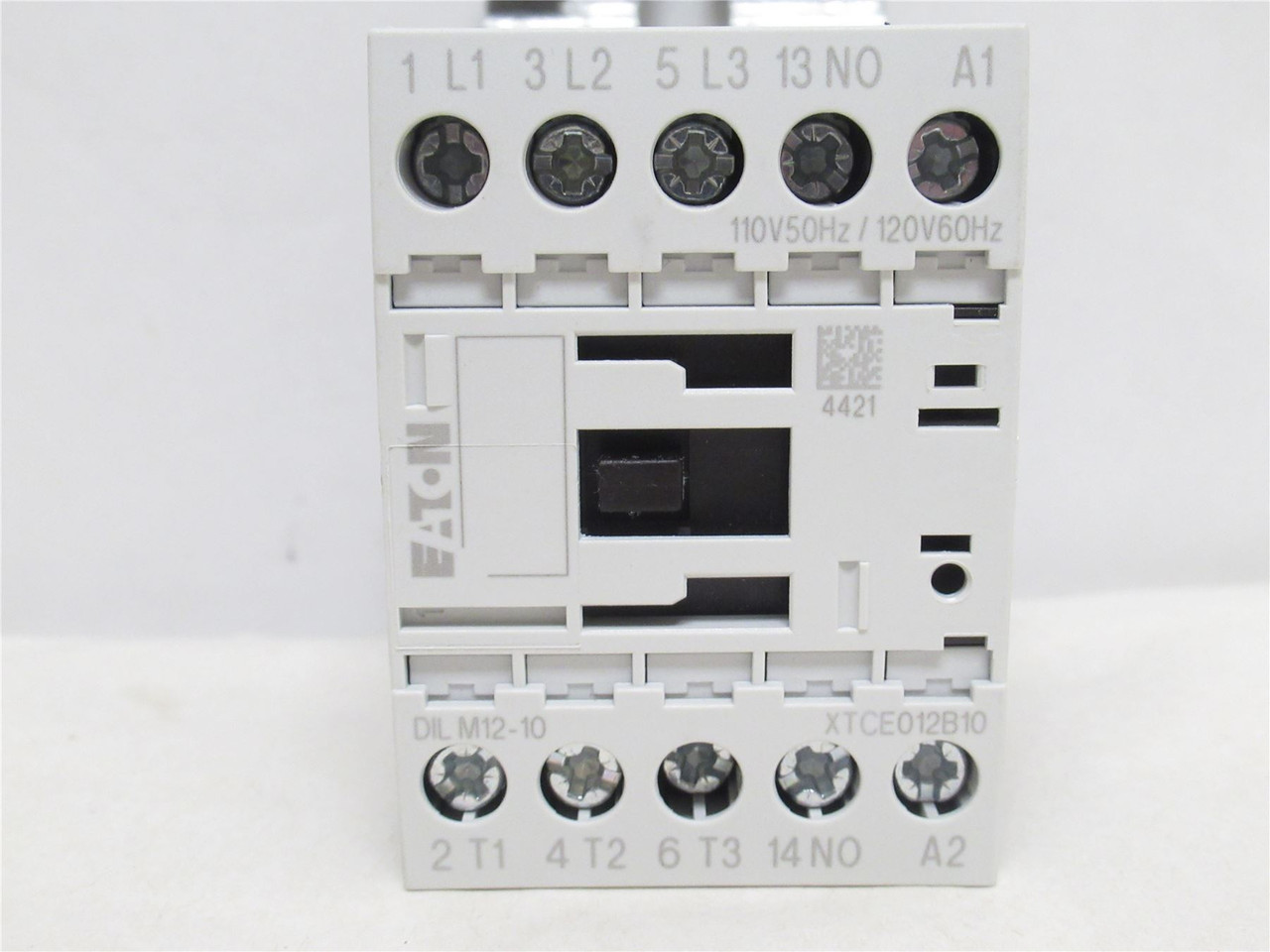 Eaton XTCE012B10A-QC1; Contactor 12A 3P; 600V; Coil: 110/120V
