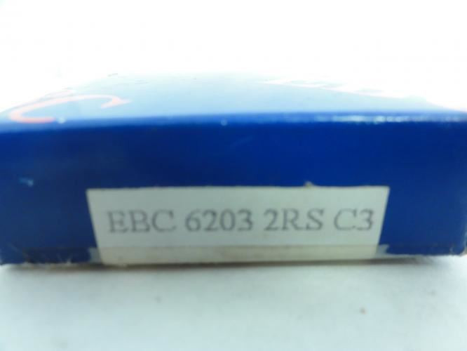 EBC SS6203-2RS-C3; Ball Bearing; 17mm ID; 40mm OD; 12mm W