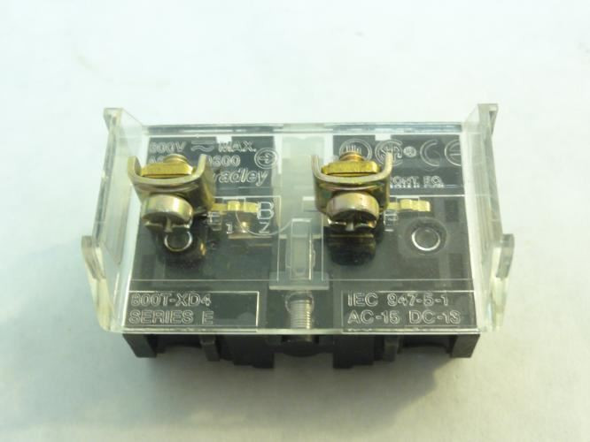 Allen-Bradley 800T-XD4; Contact Block; 1NC; 600VAC; Series E