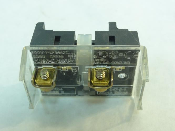 Allen-Bradley 800T-XD4; Contact Block; 1NC; 600VAC; Series E