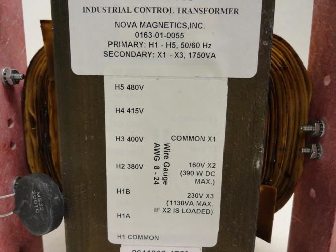 Nova 2641062-1750; Control Transformer; 1130vA; 230/380/400/415/480V