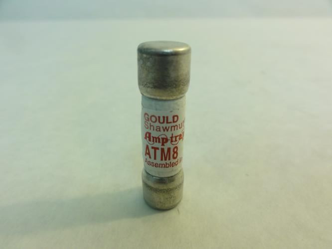 Gould ATM8; Lot-9 Fuse; 8A; 600V 13/32"OD x 1-1/2"L