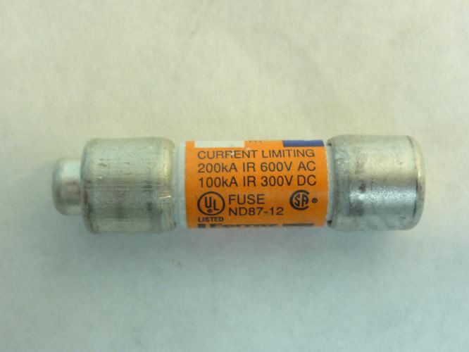 Ferraz ATQR7; Lot-8 Fuse; 7A; 600V 13/32"OD x 1-1/2"L
