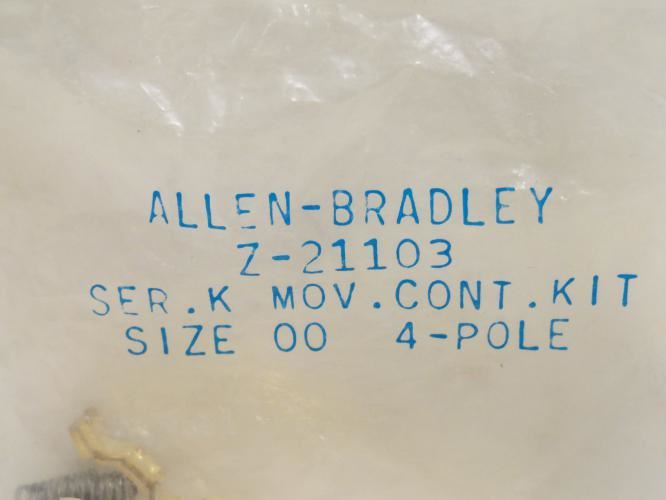 Allen-Bradley Z-21103; Contact Kit; 4-Pole; Size: 00