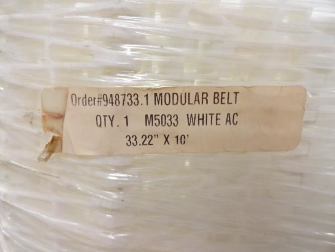 Habasit M5033; Flighted Belt 33.2"W x 10'L