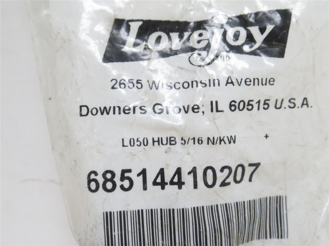 Lovejoy L-050 X 5/16; Jaw Coupler Hub; 5/16"ID x 1-5/64"OD