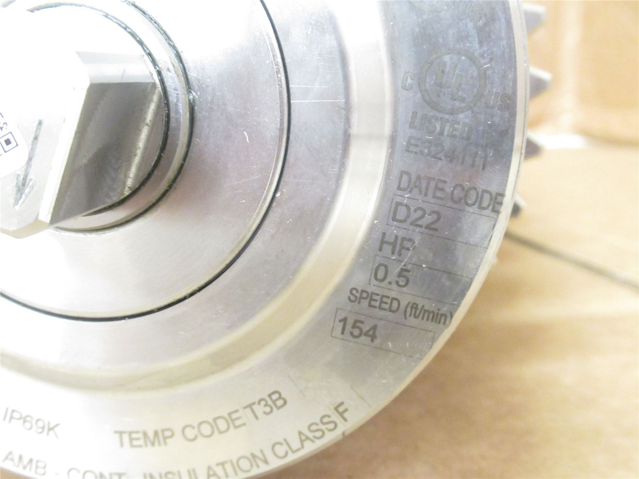 Van Der Graaf TM113B25-405NB; Drum Motor 350mmW 154ft/min