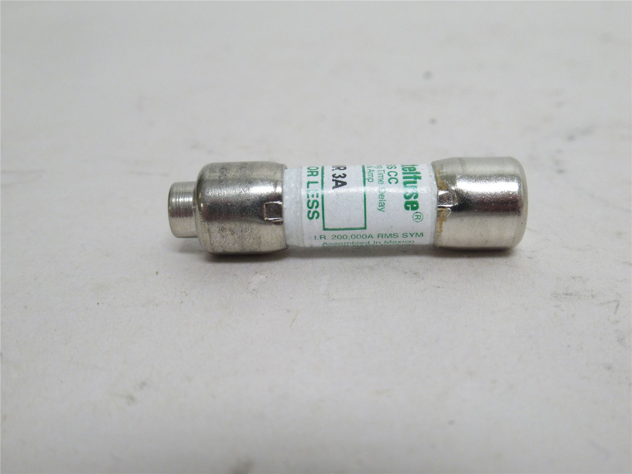 Littlefuse CCMR-3A; Dual Element; Time Delay Fuse; 3A; 600VAC