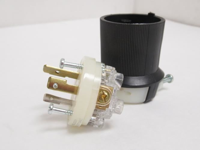 Hubbell HBL2331; Non-Shrouded Locking Plug 20A; 277VAC