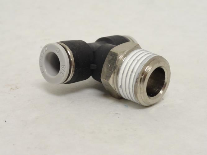 Festo QST-H-1/2-3/8-U-M; Lot-2 T-Fitting 533264; 3/8" PTC 1/2NPT