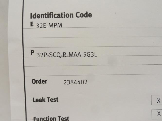 Festo 32P-SCQ-R-MAA-5G3L; Air Solenoid Valve Assembly