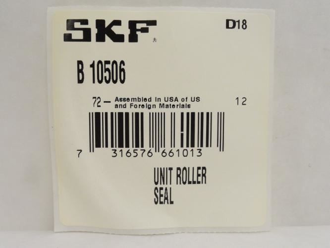 SKF B-10506; Tri Guard Lip Unit Roller Seal; 4-1/8"ID