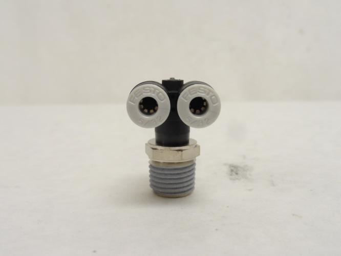 Festo QSYL-1/4-5/32-U; Lot-3 L-Fitting 153780; 5/32"Tube 1/4NPT