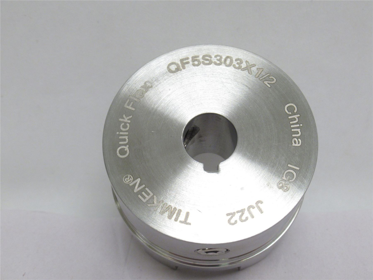 Timken QF5S303X1/2; Jaw Coupler Hub; SS; 1/2"ID x 2" hub OD