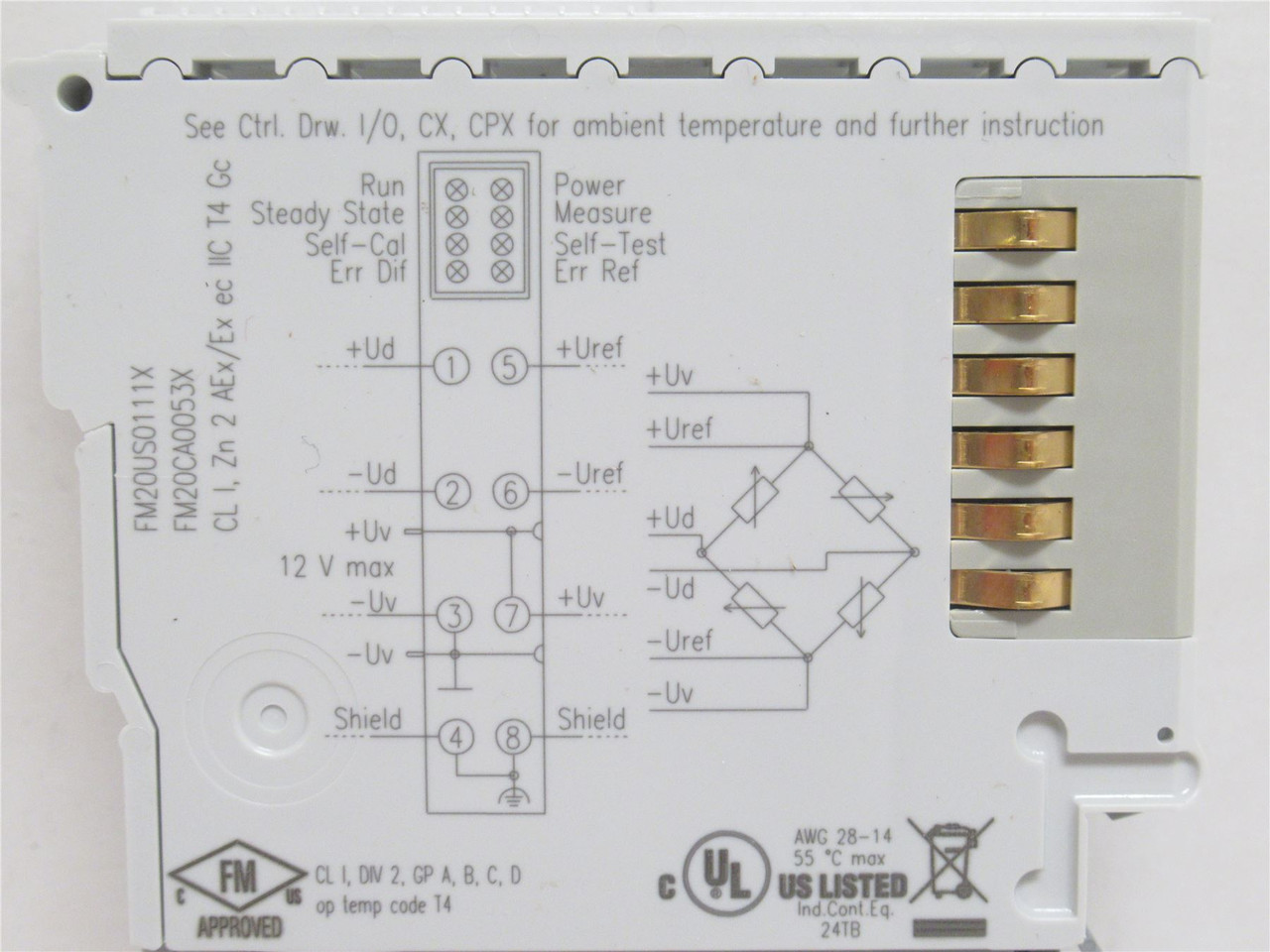 Beckhoff EL3356; EtherCAT Terminal; 1-Channel; 12VDC; 24-Bit