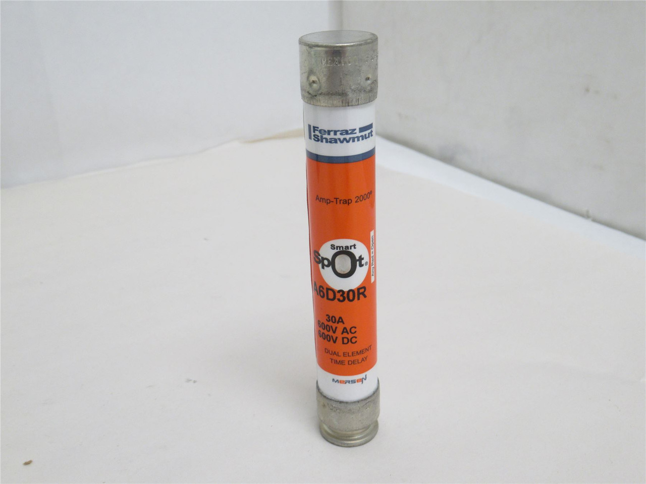 Ferraz-Shawmut A6D30R; Mersen Time Delay Fuse; 30A; 600VAC/DC