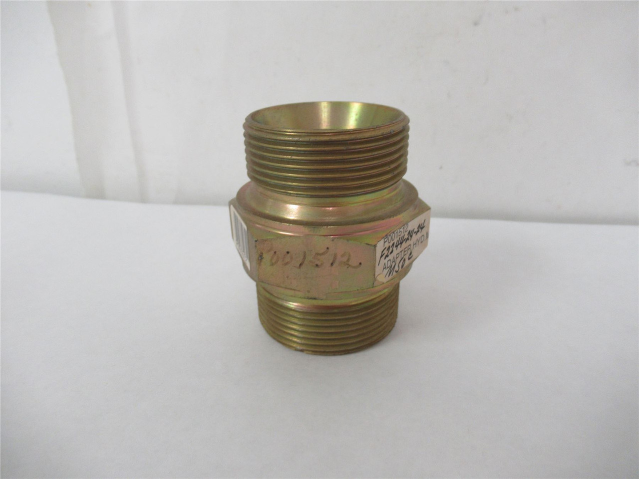 BFD F22442424; Hydraulic Adapter 1/2" Tub 1 7/8" 12Ma