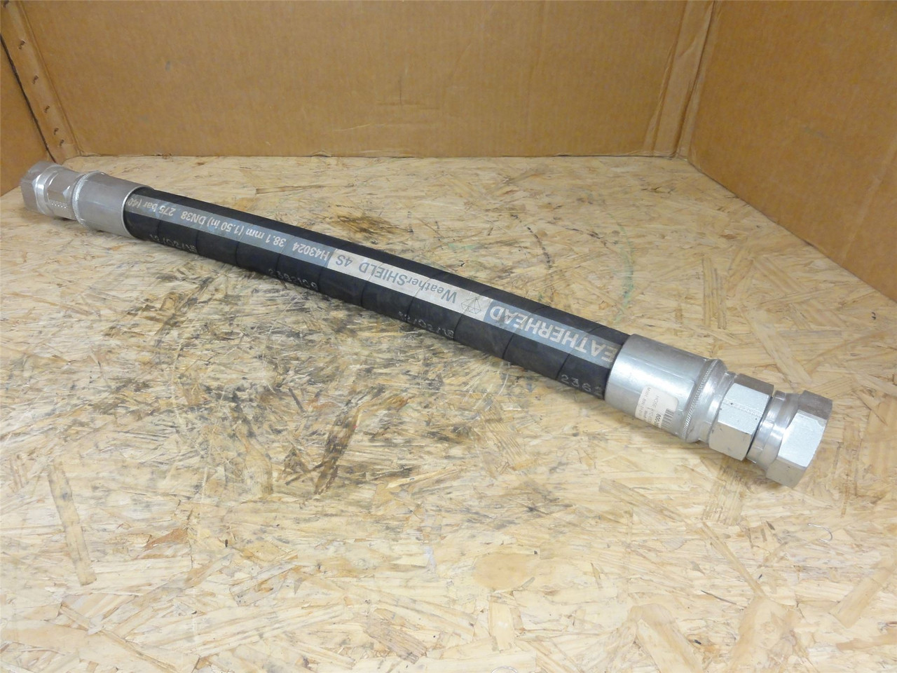 Parker 43034U-624/H43024; Hose; 1-1/2 JIC x 1-1/2 JIC; 31.5" L