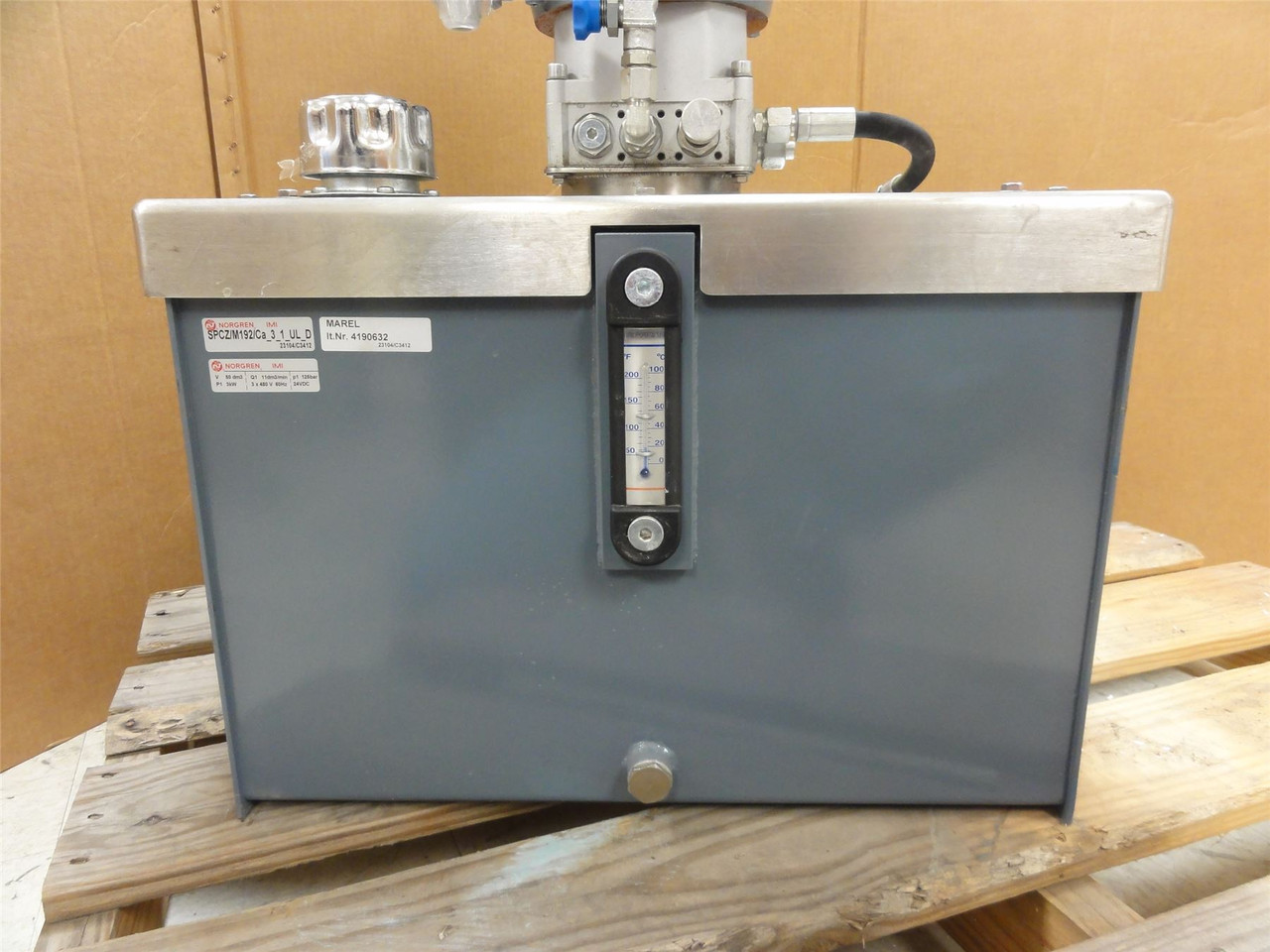 Norgren SPCZ/M192/Ca31ULD; Hyd Power Pack 4HP 460VAC 1800psi