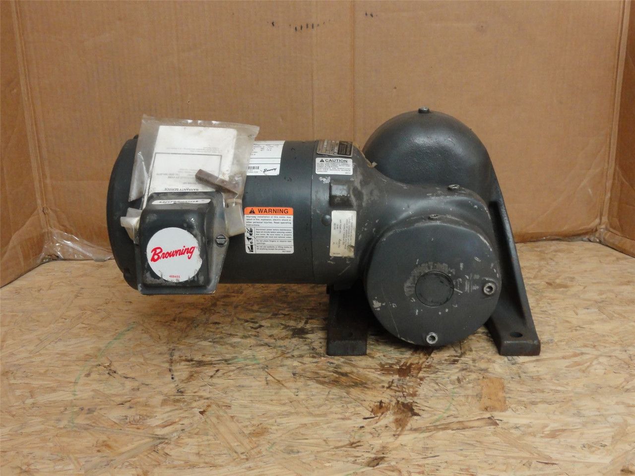 Browning 6GWBPF1 36.6; AC Gearmotor; 36.6:1 Ratio; 2HP