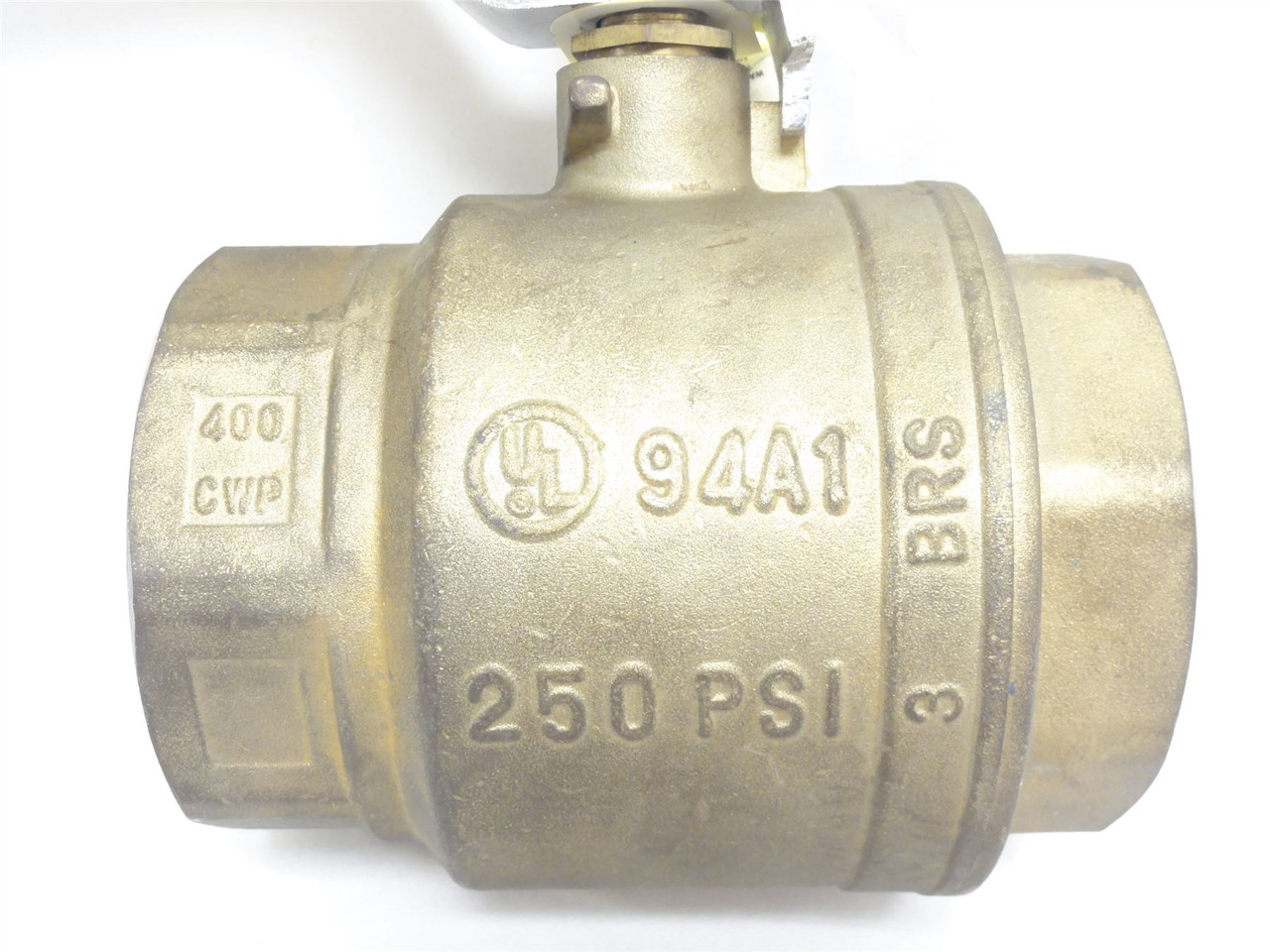 Apollo 94A-100-01; Manual Two-Way Ball Valve 3NPT; 400PSI