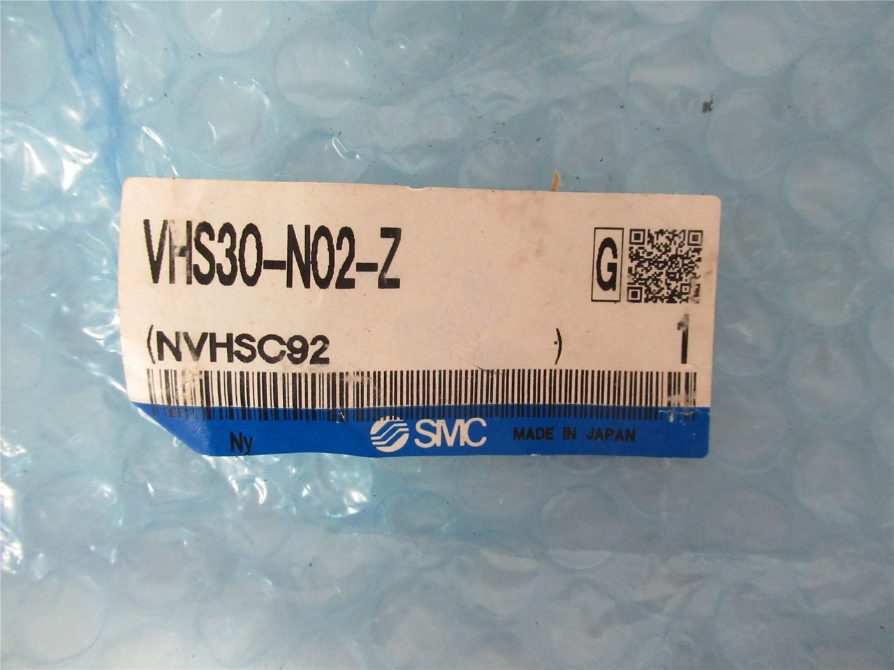 SMC VHS30-N02-Z; Pneumatic Mechanical Valve 3 Port 1/2"