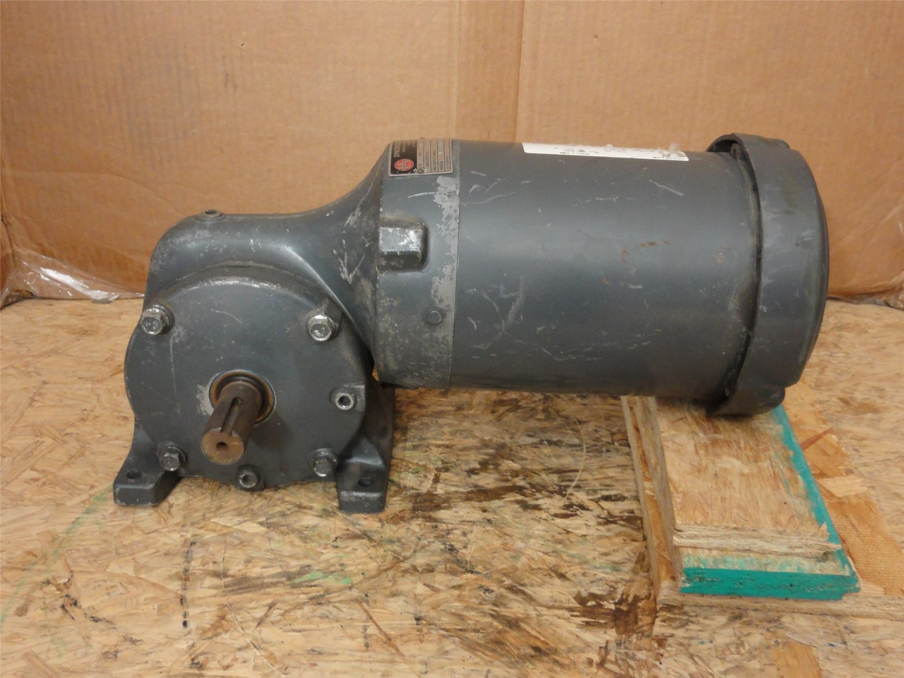US Motors 6GWP 39; AC Gearmotor 39:1 Ratio; 1HP; 208-230/460V; 3-PH