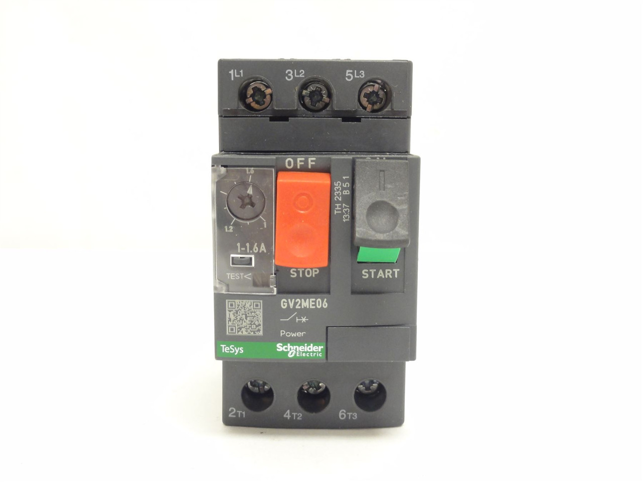 Schneider GV2ME06; Manual Starter 1-1.6A; 600VAC; 3P