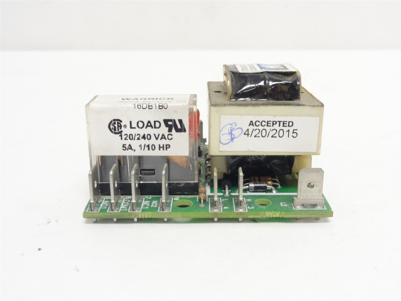 Warrick Controls 16DB1B0; Level Controller; 120/240VAC; 5 Amps