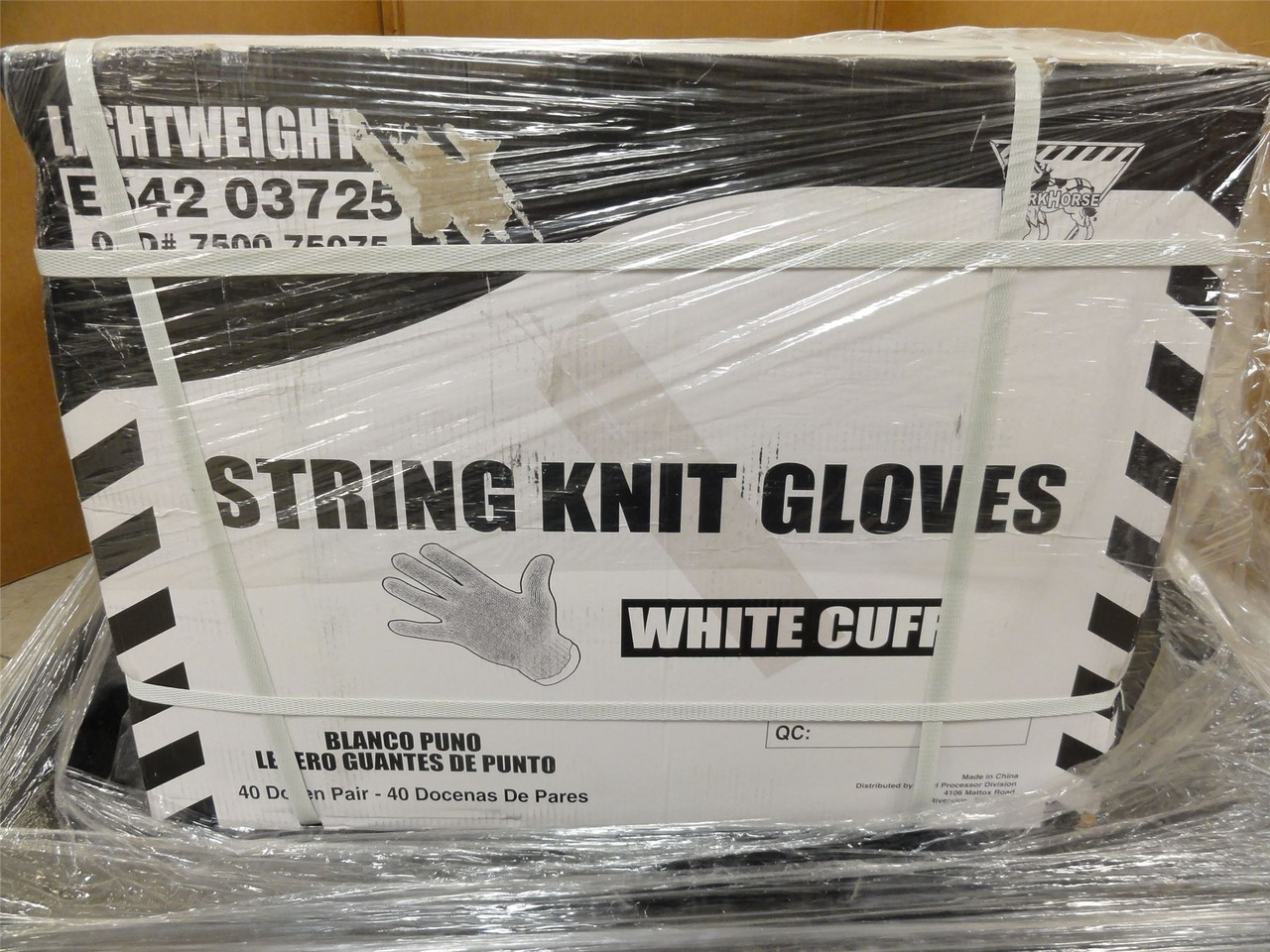 Workhorse E54203725; Lot-3; Box-40 Dozen Pair; Gloves