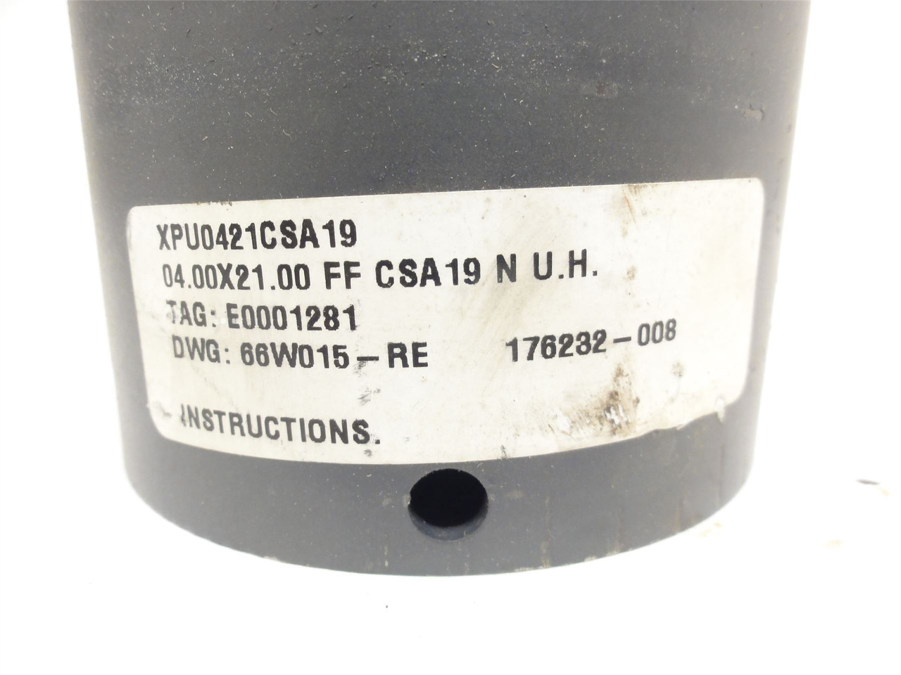 TGW Ermanco XPU0421CSA19; Drive Pulley 4"OD x 21" Wide