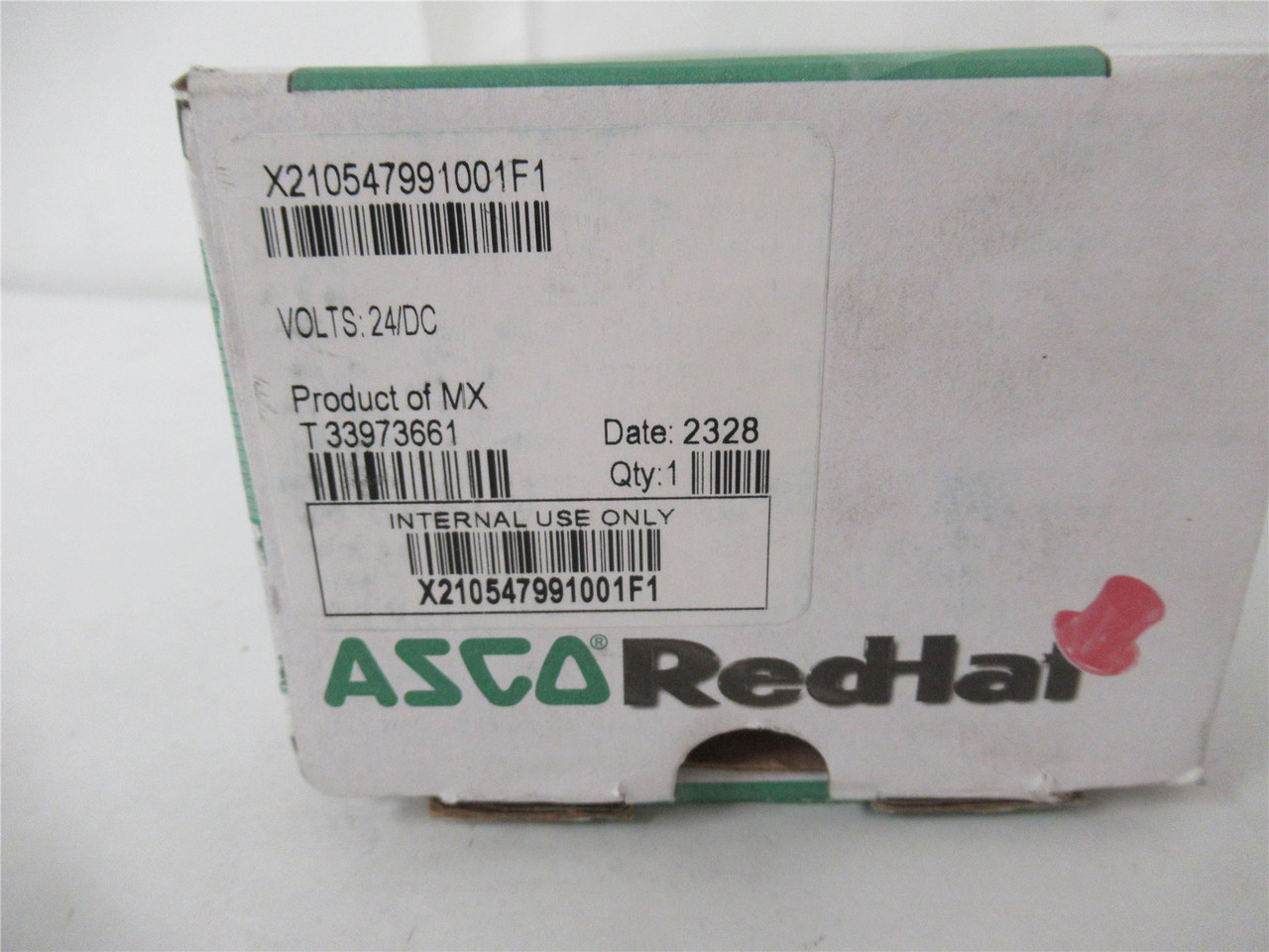 Asco X210547991001F1; Pneumatic Solenoid Valve 24VDC 1/2" NPT
