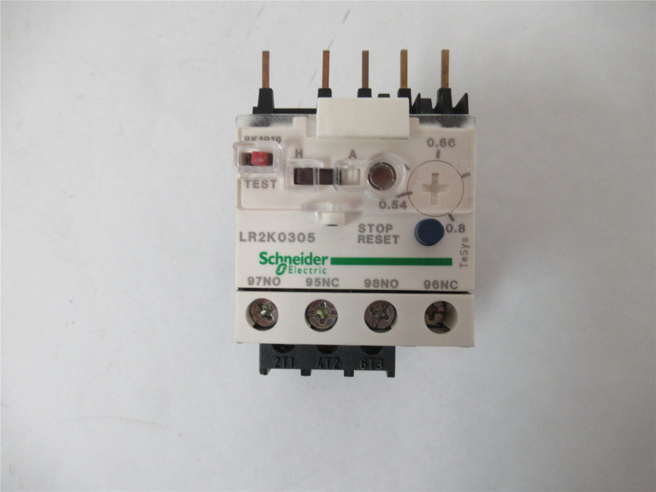 Schneider LR2K0305; Overload Relay .54-.8A 690VAC 3-Pole