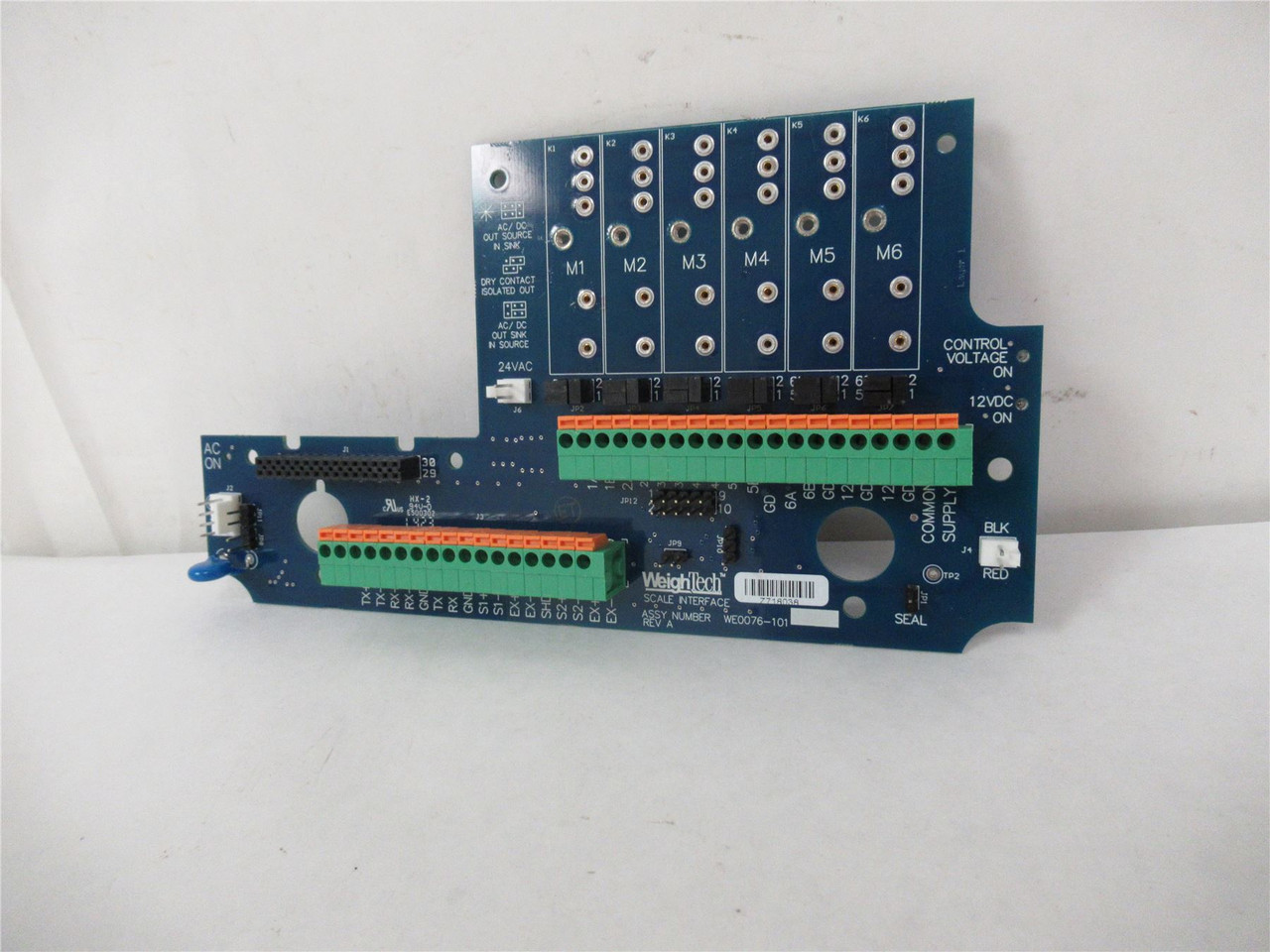 WeighTech WE0076-101; Control Interface Board Rev A