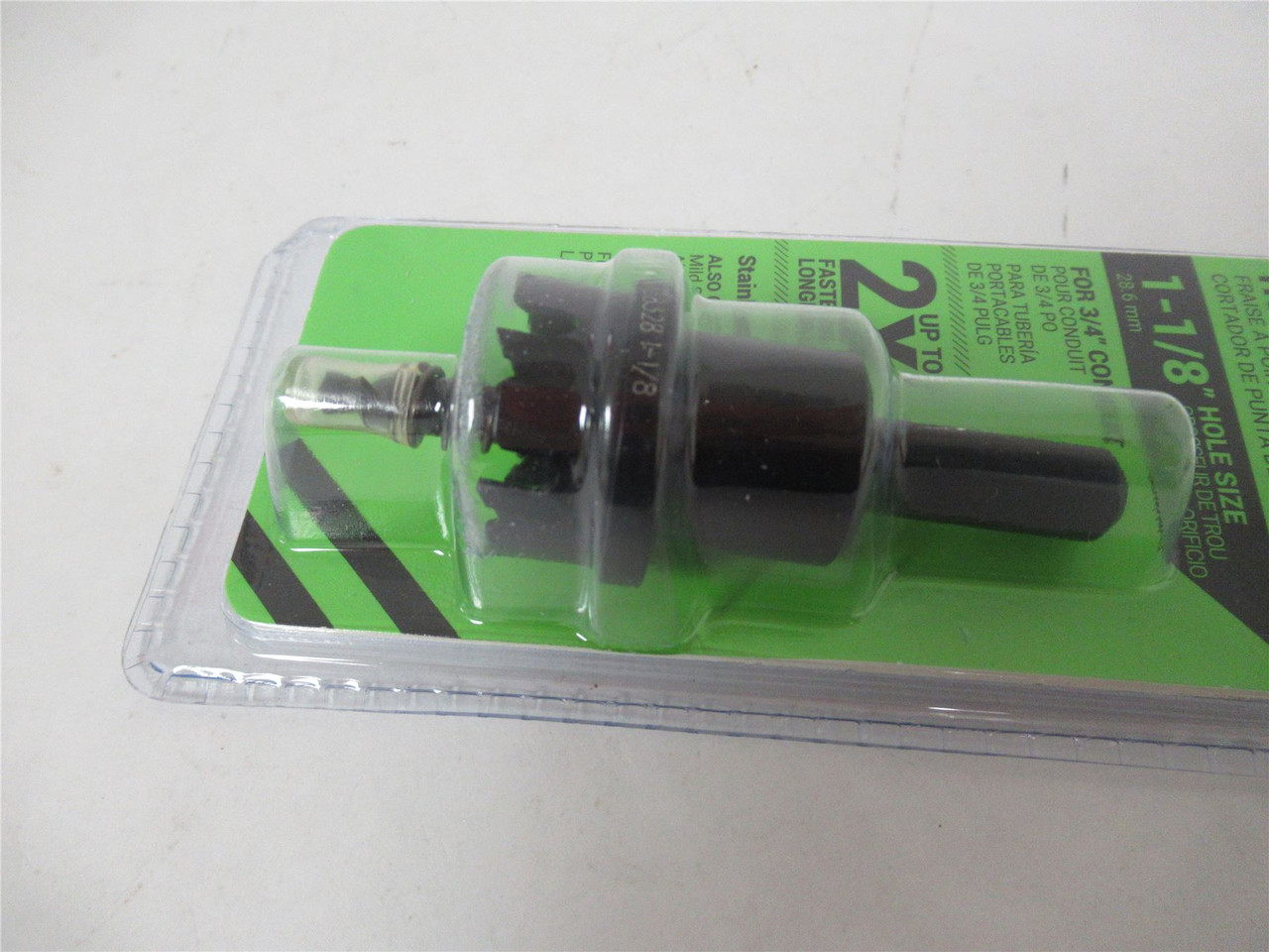 Greenlee 625-1-1/8; Carbide Tipped Hole Cutter 1-1/8" Hole Sz