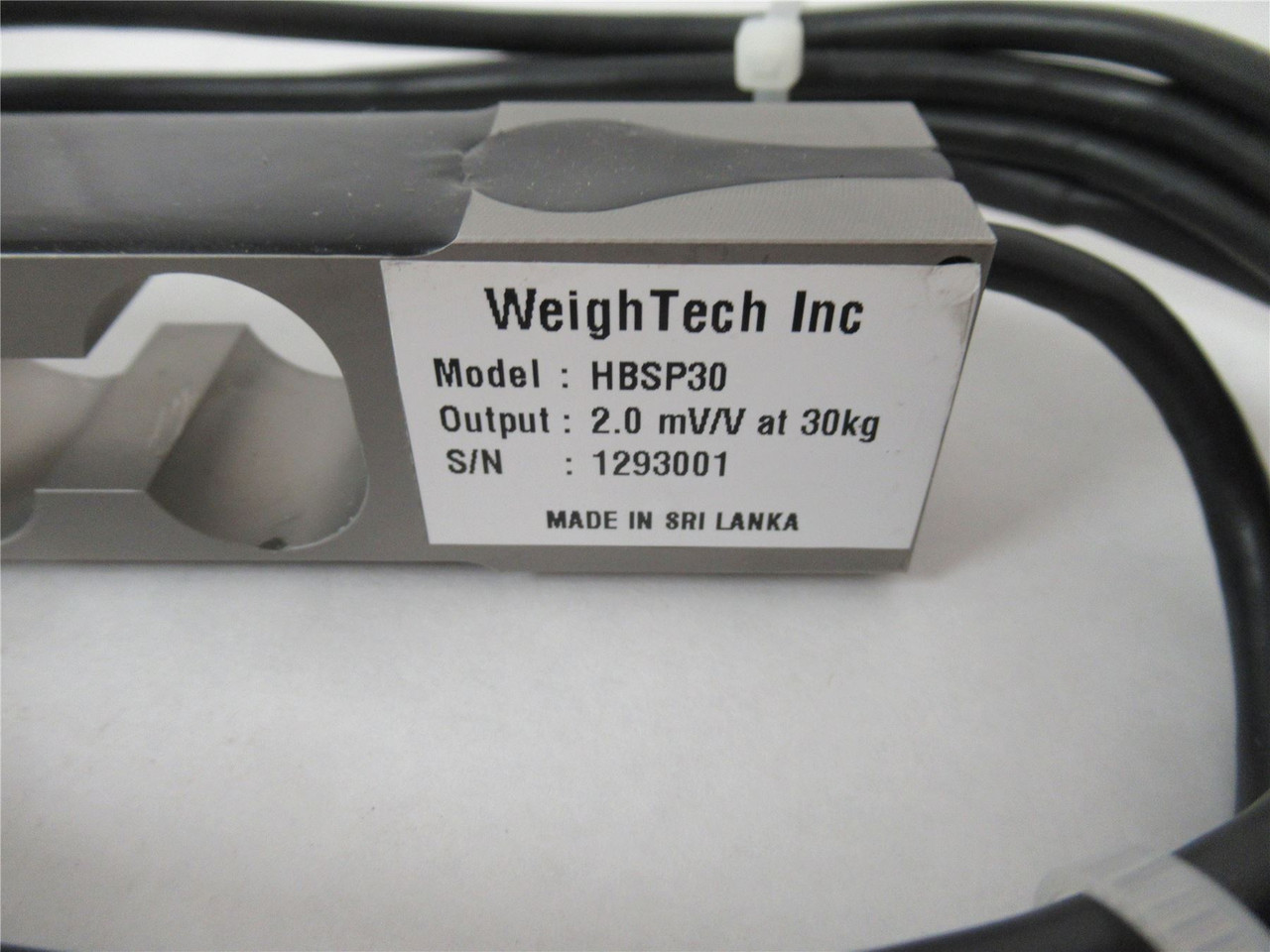 WeighTech HBSP30; Load Cell 30kg