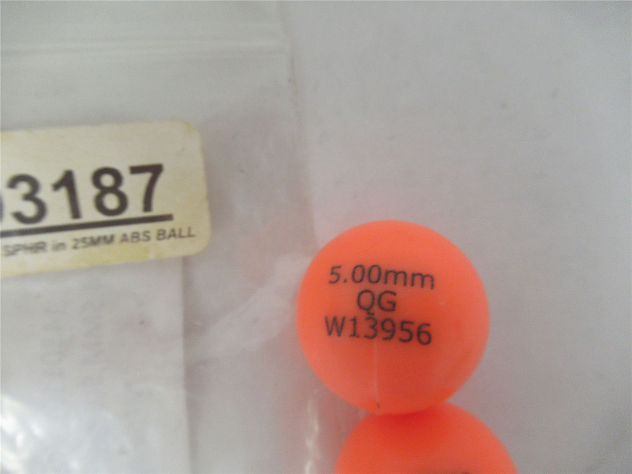 Peco 4993187; Lot-2  5.0mm QRTZ Gl Sphr 25mm ABS Balls