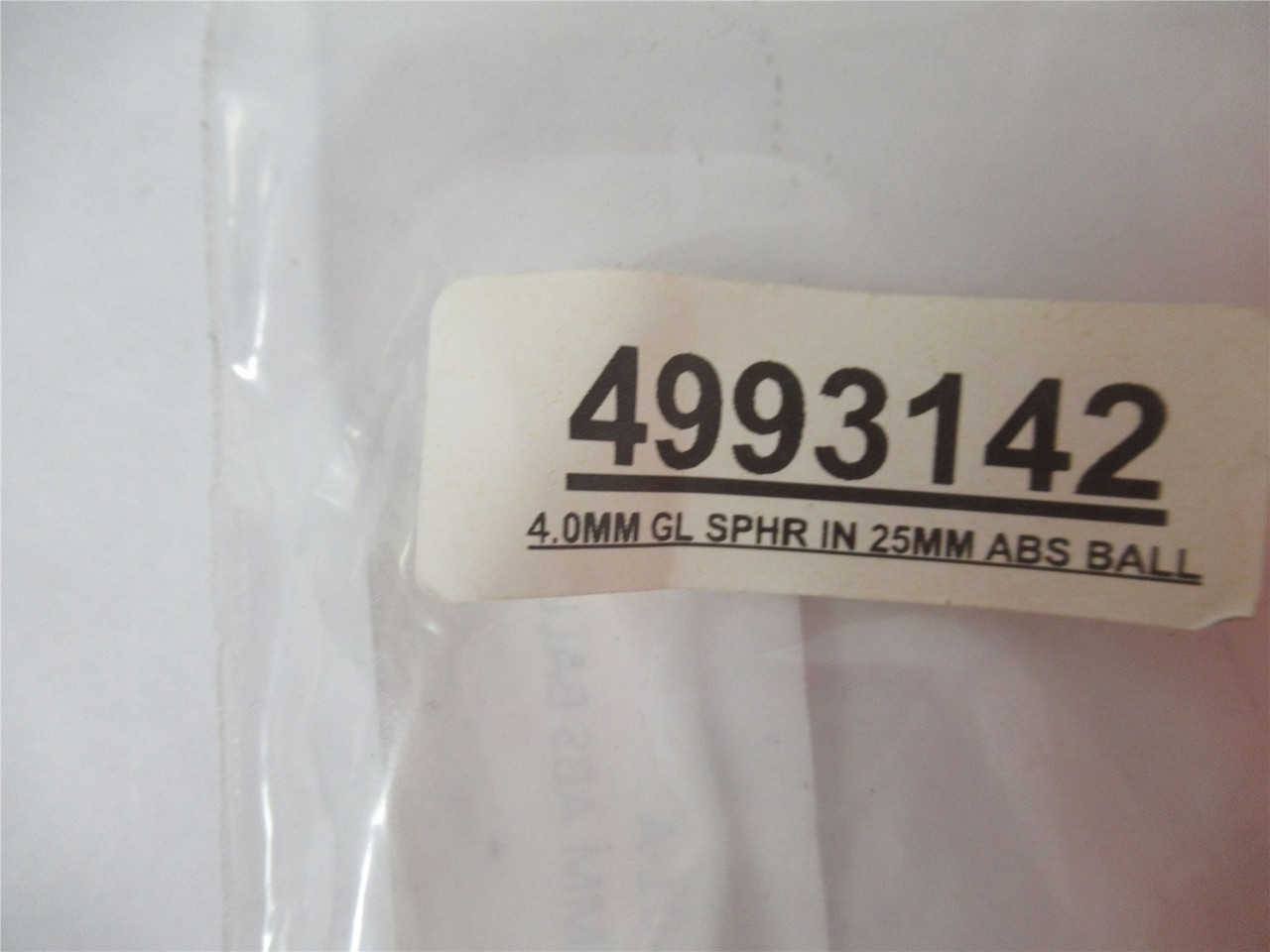 Peco  4993142; Lot-4 4.00mm GL Sphere 25MM ABS Balls