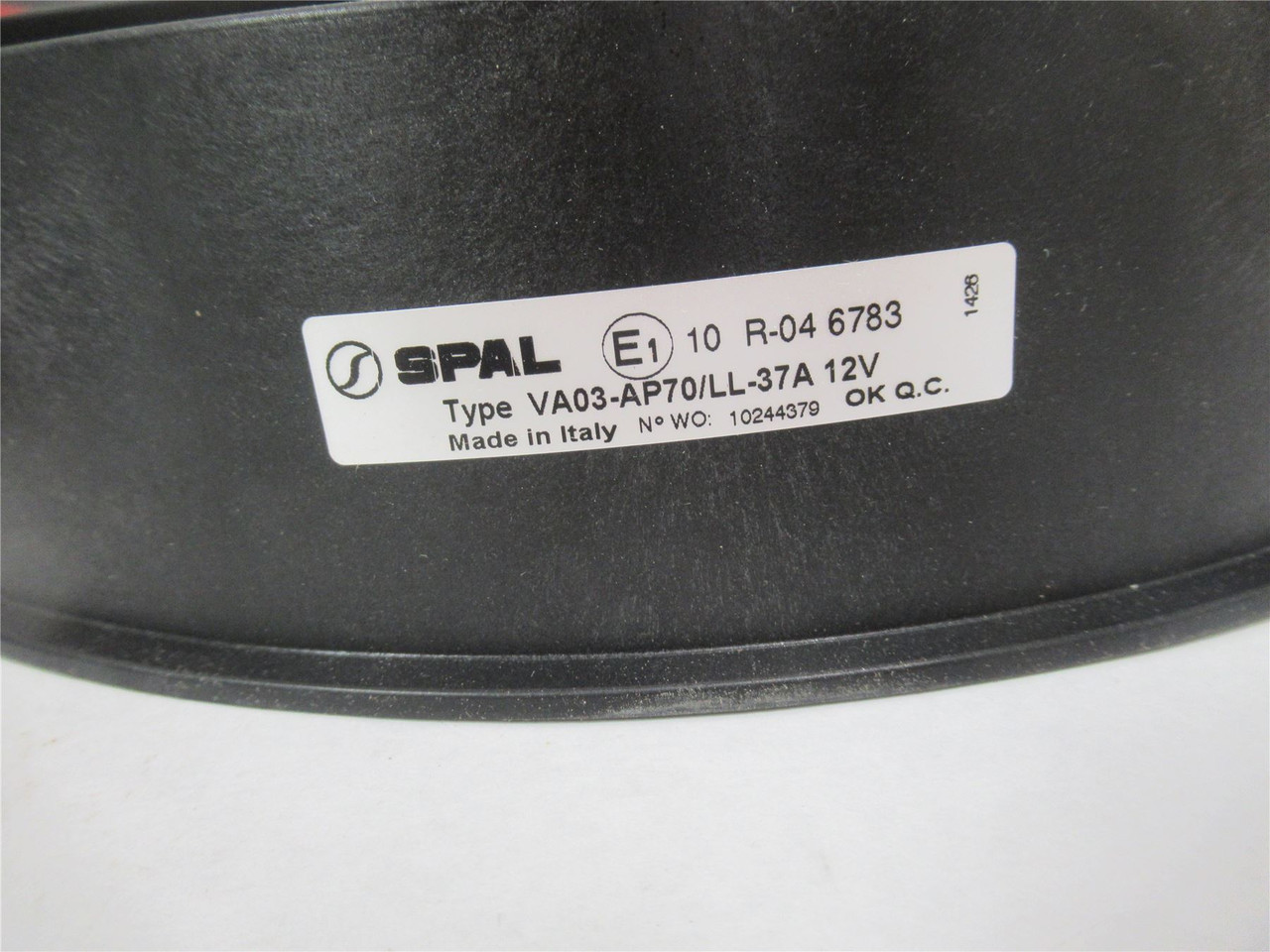 Spal 31012054; Electric Cooling Fan 11.00" Dia 1;375 cfm 12 V