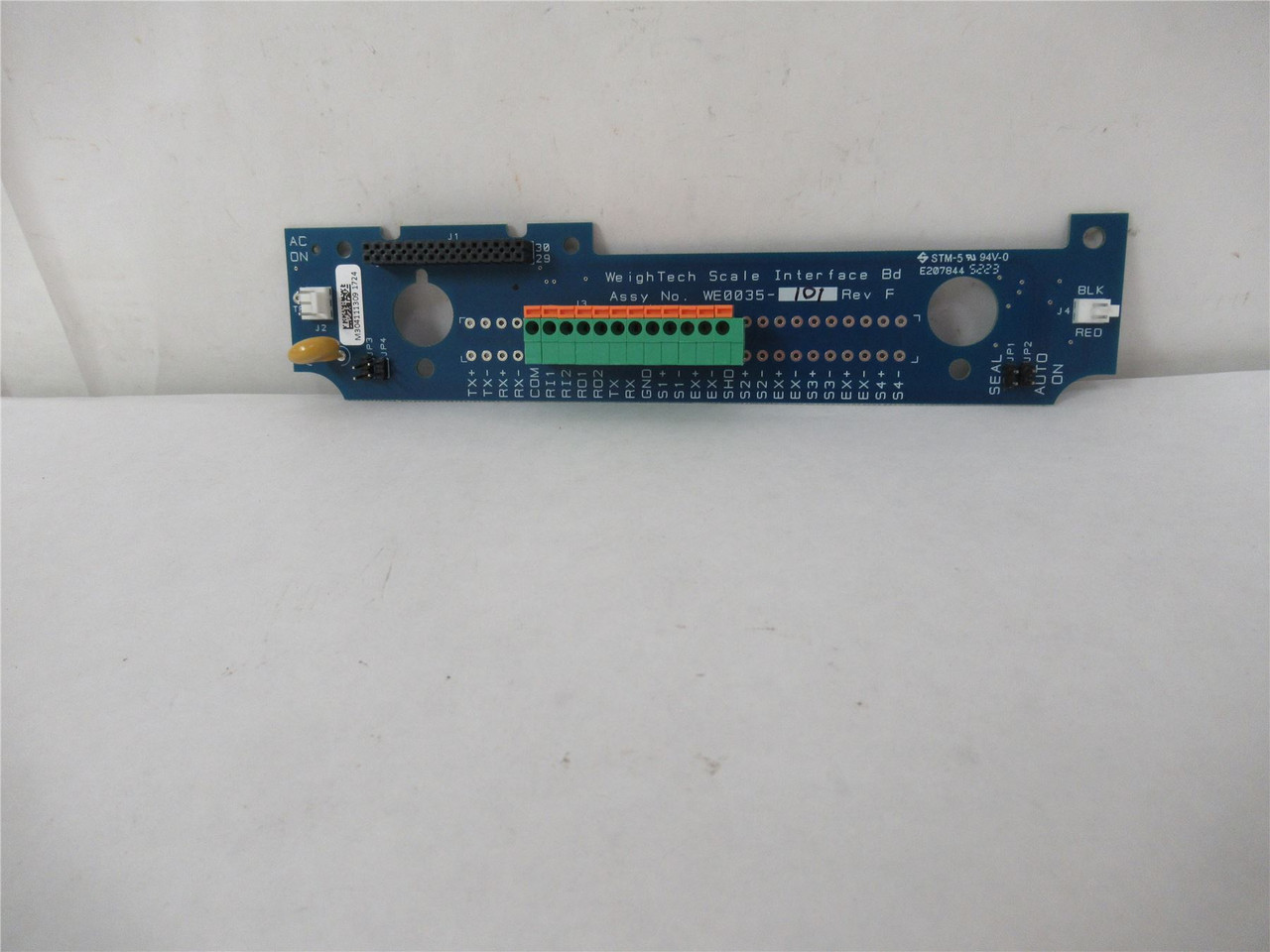 WeighTech WE0035-101; Board Interface Assembly rev F