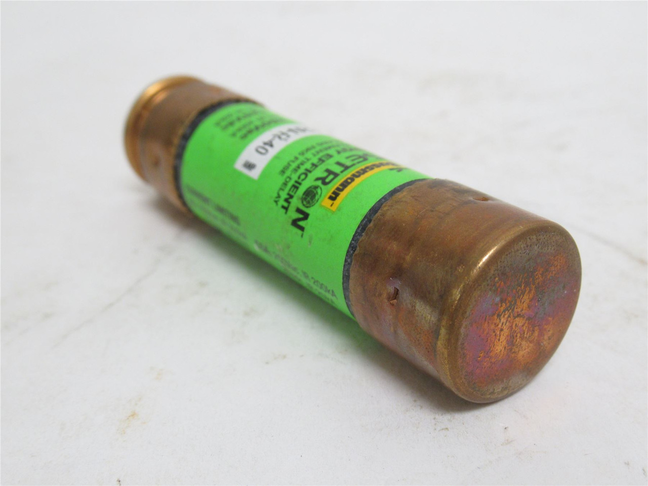 Bussmann FRN-R-40; Lot-3 Time Delay Fiberglass Fuse 40A; 250VAC